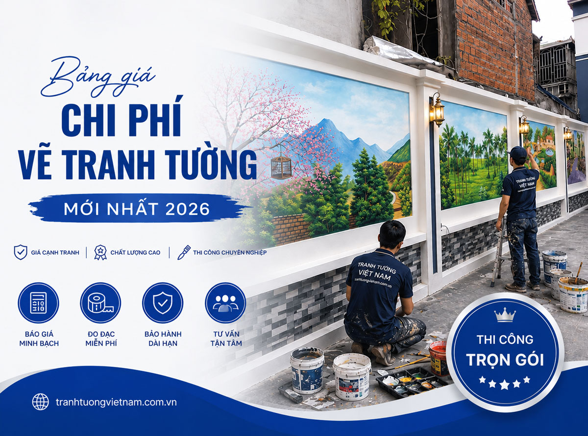 Bảng giá vẽ tranh tường