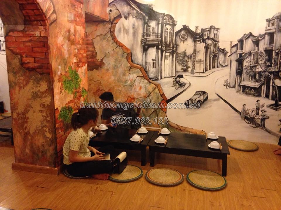 Vẽ tranh tường tại Sóc Sơn  Vẽ tranh tường 3D đẹp giá rẻ nhất tại Hà Nội   Thi công trọn gói