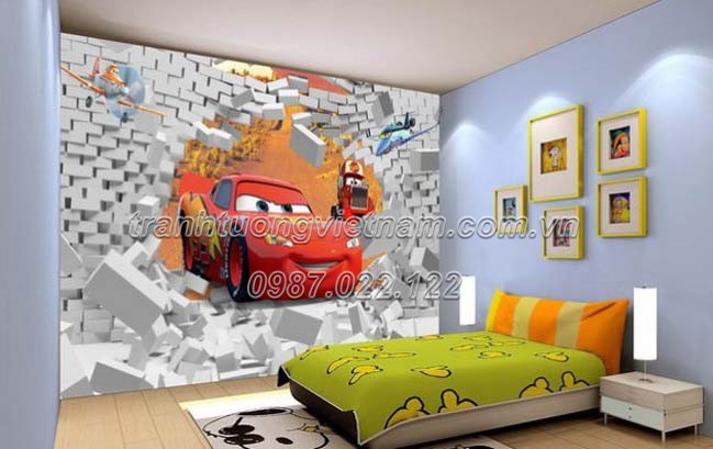 tranh vẽ tường phòng ngủ đẹp  tranh tường SUNLEE việt nam
