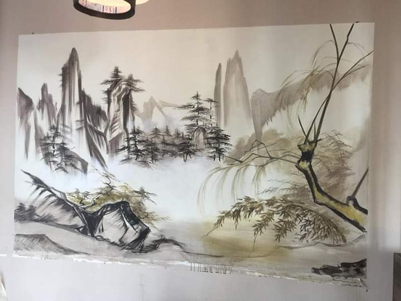 Tổng Hợp] +35 Mẫu vẽ tranh tường đen trắng đẹp ấn tượng 11/2019 - Vẽ tranh  tường 3D đẹp giá rẻ nhất tại Hà Nội | Thi công trọn gói