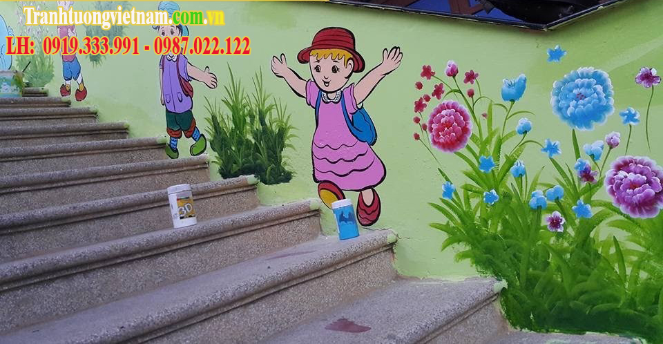 Vẽ tranh tường ngày nhà giáo việt nam 20-11 đẹp nhất 2020 - Vẽ tranh tường  3D đẹp giá rẻ nhất tại Hà Nội | Thi công trọn gói