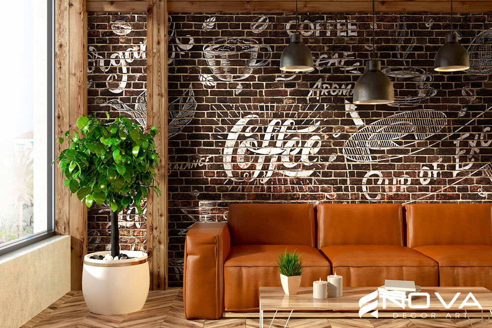 Vẽ mẫu tranh tường quán cafe, trà sữa 12
